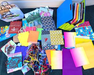 LARGE GIFT BAGS LOT