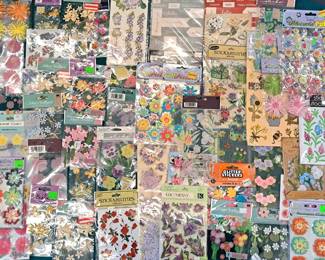 CARD MAKING SCRAPBOOKING STICKERS LOT NEW IN PKGS