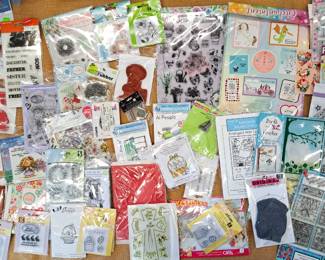 CARD MAKING SCRAPBOOKING STAMPS LOT NEW IN PKGS
