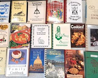 COOKBOOKS LOT