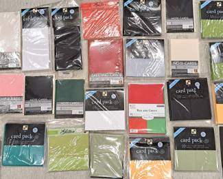 CARD MAKING SCRAPBOOKING CARDS LOT NEW IN PKGS