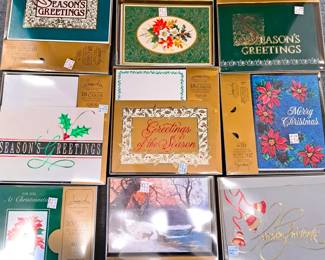 VINTAGE CHRISTMAS CARDS LOT