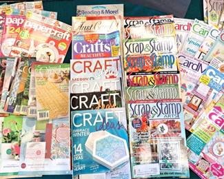 CARD MAKING SCRAPBOOKING CRAFTS MAGAZINES LOT