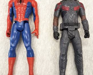 SPIDERMAN & FALCON COMICS ACTION FIGURES 11" TALL