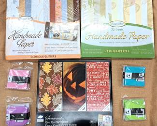 CARD MAKING SCRAPBOOKING HANDMADE PAPER & CARDS LOT NEW IN PKGS