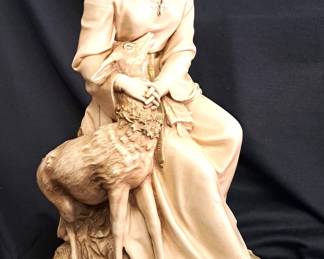 LARGE F M MILLER SCULPTURE STATUE