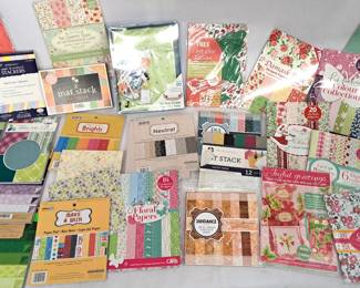 CARD MAKING SCRAPBOOKING COLORFUL PAPER & CARDS LOT NEW IN PKGS