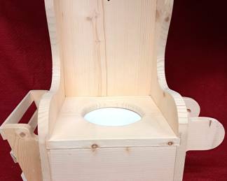 HAND MADE POTTY CHAIR 