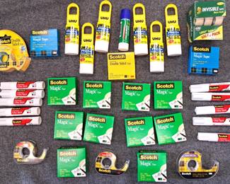 CARD MAKING SCRAPBOOKING GLUE & TAPE LOT NEW IN PKGS