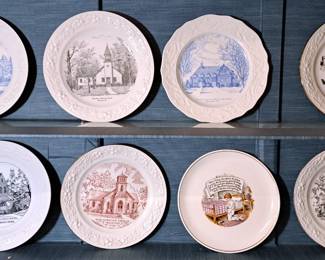 MORAVIAN PLATES LOT
