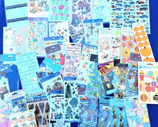 CARD MAKING SCRAPBOOKING STICKERS LOT NEW IN PKGS