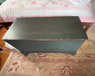 Blue Paint Blanket Chst