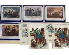 USPS Mint Sets of Commemorative Stamp Sheets - Declaration Of Independence, Washington Crossing The Delaware, Surrender of Lord Cornwallis and More
