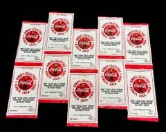 Vintage 1996 Coca-Cola Trading Card Packs
