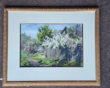 Fantastic 1997 Framed Signed Water Color Painting
