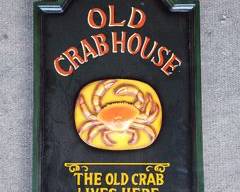 Old Crabhouse Sign The Old Crab Lives Here Wood Hand Carved hand painted Wall Hanging Wall Art Crab in Relief Folk Art Antique Style
