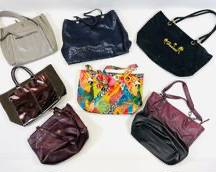 SIMPLE VERA WANG, IVANKA TRUMP, ETIENNE AIGNER, BRACIANO Vintage Top Handle Handbags Assorted Lot
