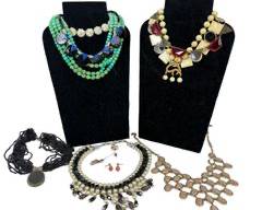 Costume jewelry Statement Necklace Lot
