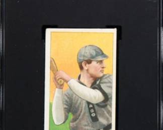Frank Chance 1911 T206 Sweet Caporal - Chicago Cubs Hall of Fame and World Series Champ in 1907 & 1908 - Authenticated and Graded Very Good to Excellent - SGC 4 - $799.00