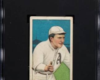 Paddy Livingston - 1909-11 T206 - Polar Bear Back - Only about 5% of  known T206 cards have the Polar Bear back - Graded Excellent SGC 5 - $399.00