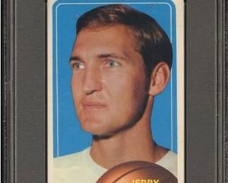Jerry West - 1970 Topps #160 - Hall of Fame - Graded Excellent to Mint - PSA 6 - $159.00