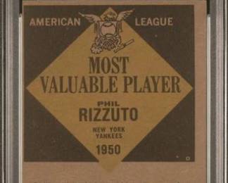 Phil Rizzuto 1961 Topps MVP PSA 4 Back -$49.00