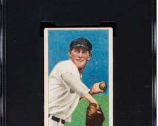 1910 Hall Chase - Throwing Version with Dark Cap - Infamous first baseman - one of the best of his era, but banned for gambling - Sweet Caporal Back - Authenticated and Graded SGC 4.5 - $429.00