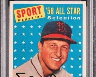 Stan Musial 1958 Topps All Star 476  PSA 6 Sold
