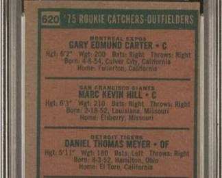 Gary Carter 1975 Topps Rookie Catchers PSA 5 Back - $59.00