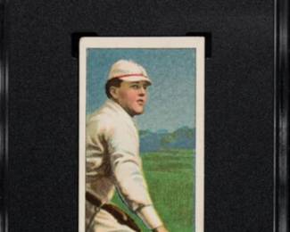 Ed Cicotte - 1910 T206 - Sweet Caporal - One of the best pitchers of the era, Cicotte was banned from baseball and the Hall of Fame as one of the principal players involved in fixing the 1919 World Series, the Chicago Black Sox scandal. Graded SGC 3 - $499.00