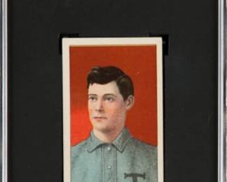 Lucky Wright - 1909-11 T206 - Very Rare Principe De Gales Back - Only about 1% of known T206 cards have the El Principe Del Gales back - SGC has authenticated this card and graded it Excellent - SGC 5 - only 1 card of this version has been graded higher - $699.00
