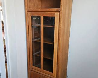 2 tall cabinets