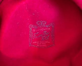 Glunover Red Felt Fashion Hat