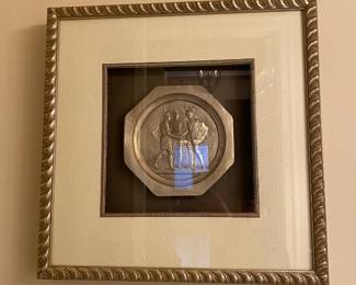  (1783-1873) Medallion "Triple Alianza" by Tolstoy Fyodor Petrovich
