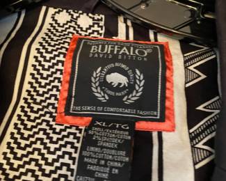 Buffalo David Button Black Blazer - Size XL