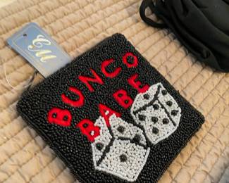 C. Marie "Bunco Babe" Beaded Coin Purse