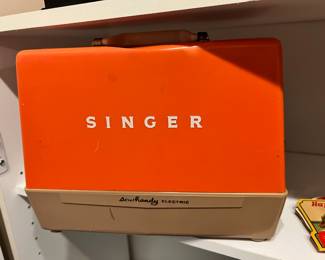 Singer 301-A Black Heavy Duty Sewing Machine with Case