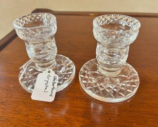 Pair of Waterford Glandore Candlesticks
