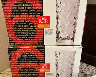 2 Boxes of Set of 6 Royal Crystal Rock Hi-Ball Tumblers