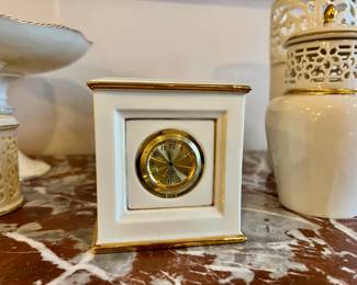 Lenox Dimension Collection Eternal Clock 
