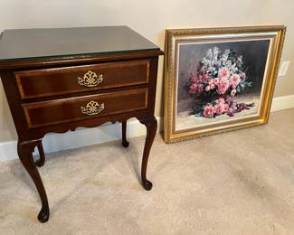 1990s Hickory Furniture American Masterpiece Collection Mahogany Side Table