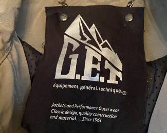 Light Brown G.E.T. Wind Breaker Jacket - Size L