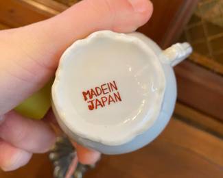 Opalescent White/Pink Floral Pattern China Set - Made in Japan