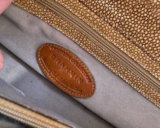 Brahmin Faux Crocodile Skin Purse