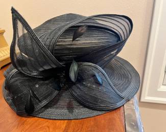 Ms Divine Black Derby Hat 