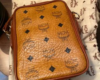MCM Leather Logo Small Purse