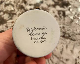 Limoges Porcelain Angel Trinket Box