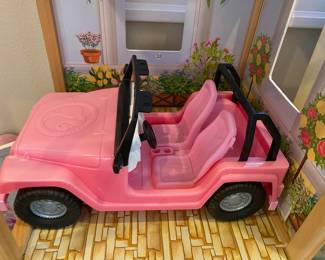 2008 Mattel Pink Barbie Jeep Convertible