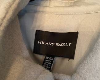 Hilary Radley Gray Felt Shacket - Size XXL