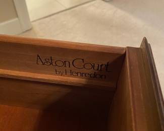 Aston Court by Henredon Mahogany Armoire